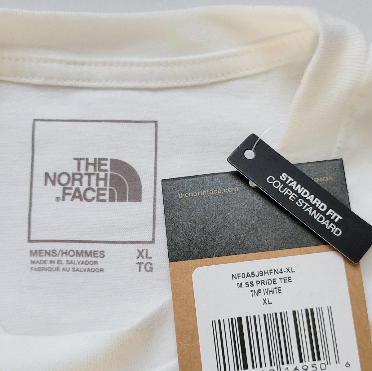 ノースフェイス　半袖Tシャツ　メンズ　XXL相当　ホワイト　ハーフドーム 　新品