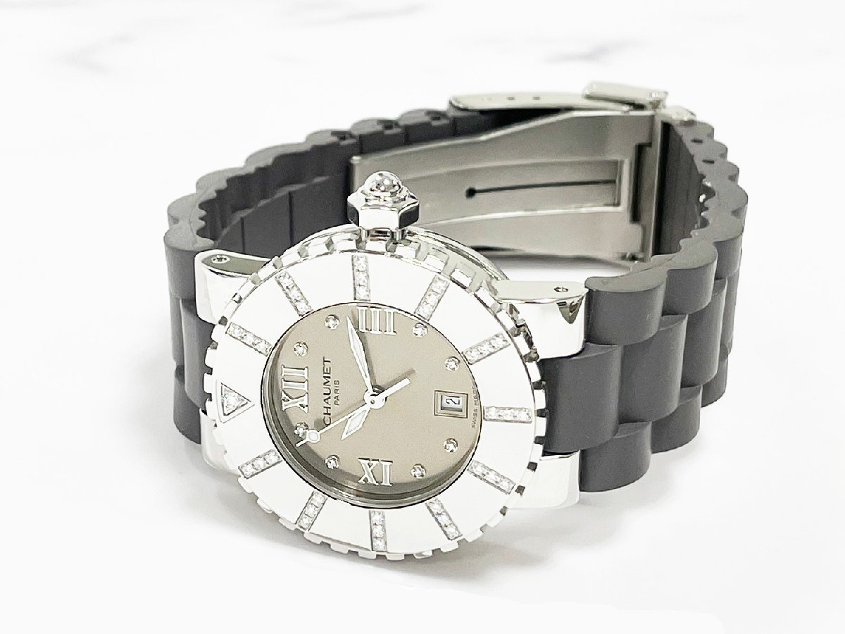 CHAUMET ショーメ クラスワン W0621H-16A ダイヤベゼル クォーツ