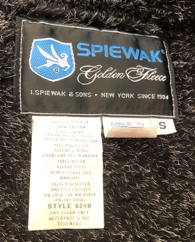 スピワック SPIEWAK N-1 デッキジャケット USA製 黒 検 ロンハーマン
