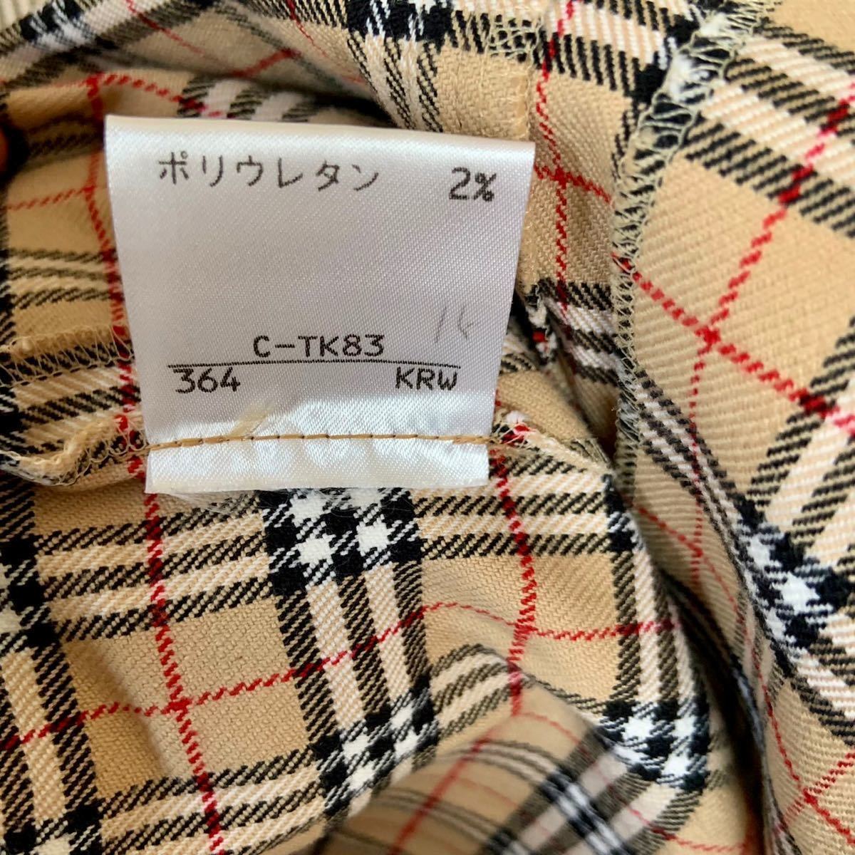 バーバリー ブルーレーベル BURBERRY BLUE LABEL ノースリーブ ワンピース サイズ38 チェック キャミワンピース