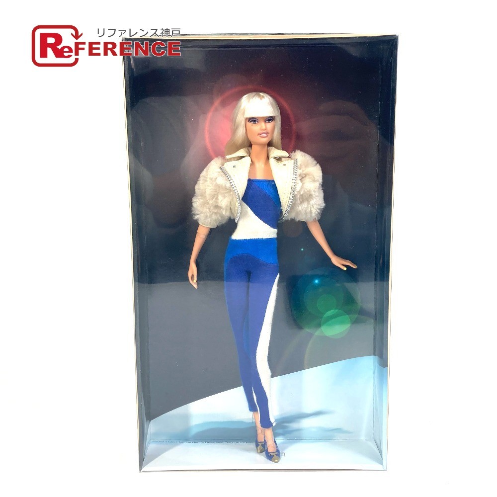 VERSACE ヴェルサーチ インテリア Barbie バービー コラボ 人形 DOLL ドール ゴールドラベル オブジェ プラスチック 【中古】新品同様