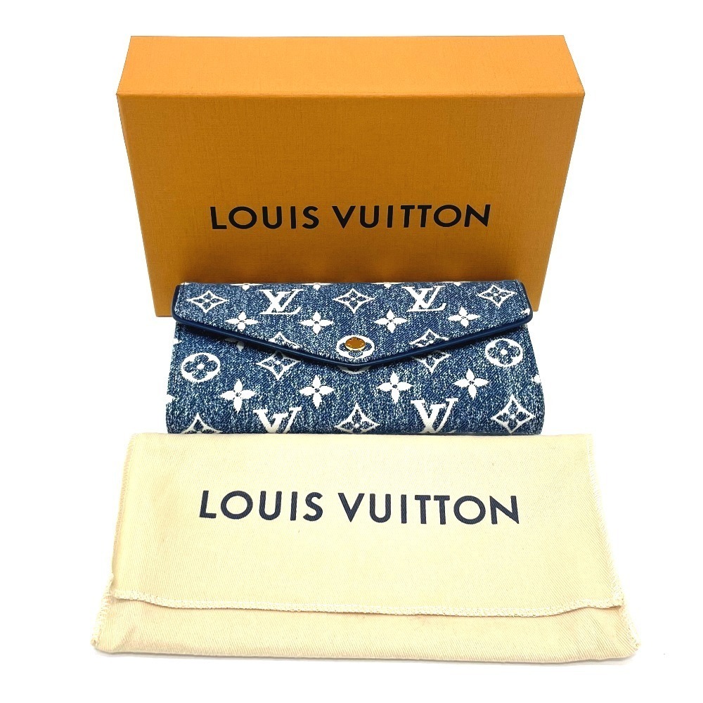 新品 LOUIS VUITTON ポルトフォイユ・サラ モノグラムデニム デニム