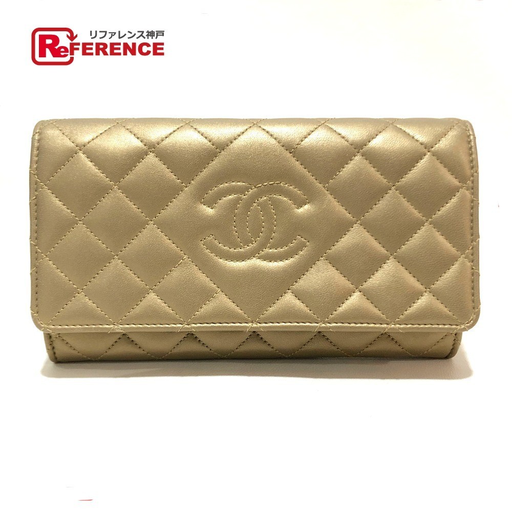 CHANEL シャネル A80108 CC ココマーク ロゴ マトラッセ ロング
