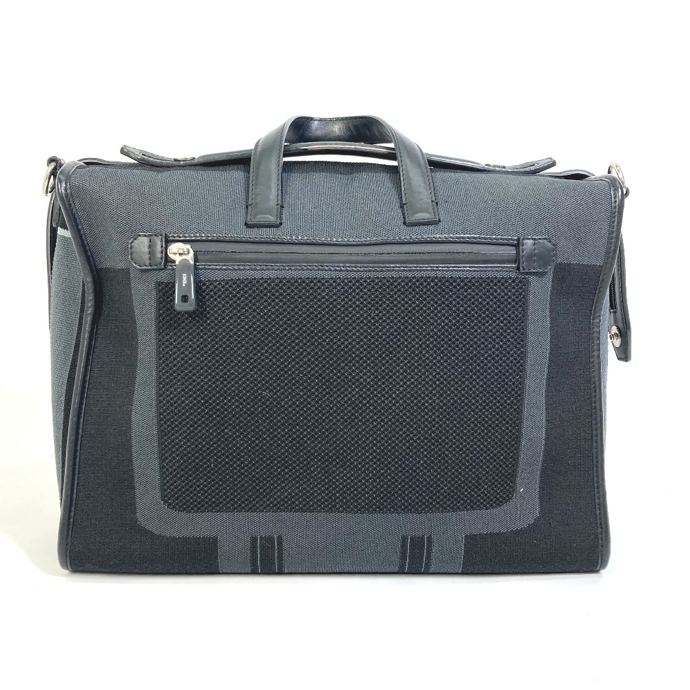 FENDI フェンディ 7VA400 ハンドバッグ ロゴ キャンバス レザー