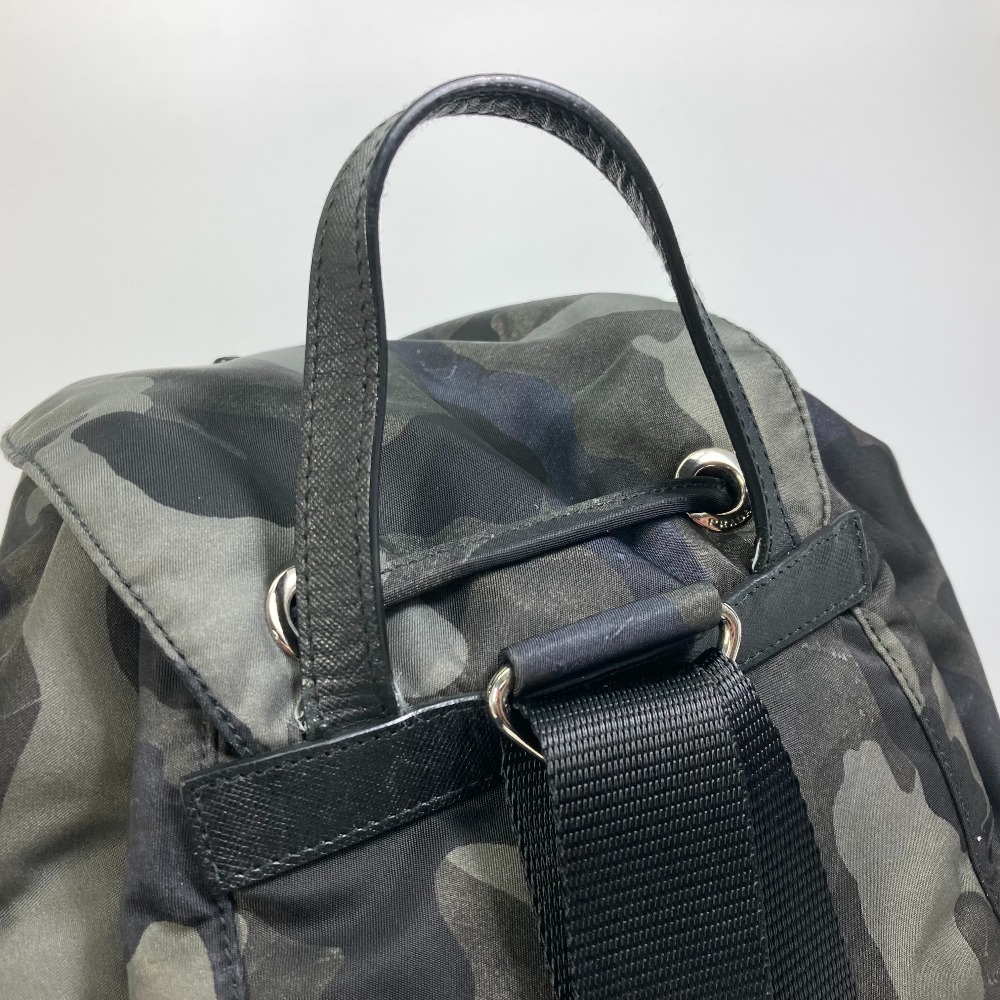 PRADA プラダ トライアングルロゴ 三角ロゴ 迷彩 カモフラ バック