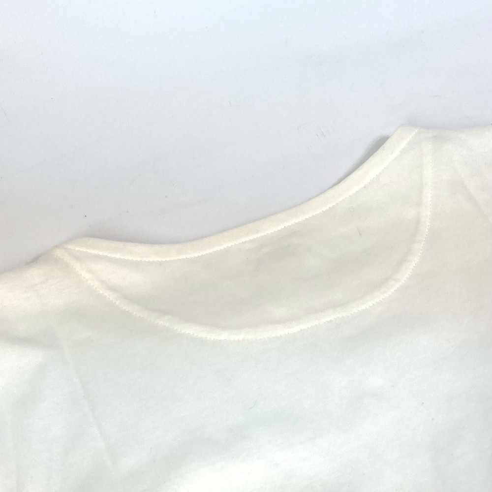 HERMES エルメス アパレル トップス 刺繍 半袖Ｔシャツ コットン ホワイト レディース【中古】_画像5