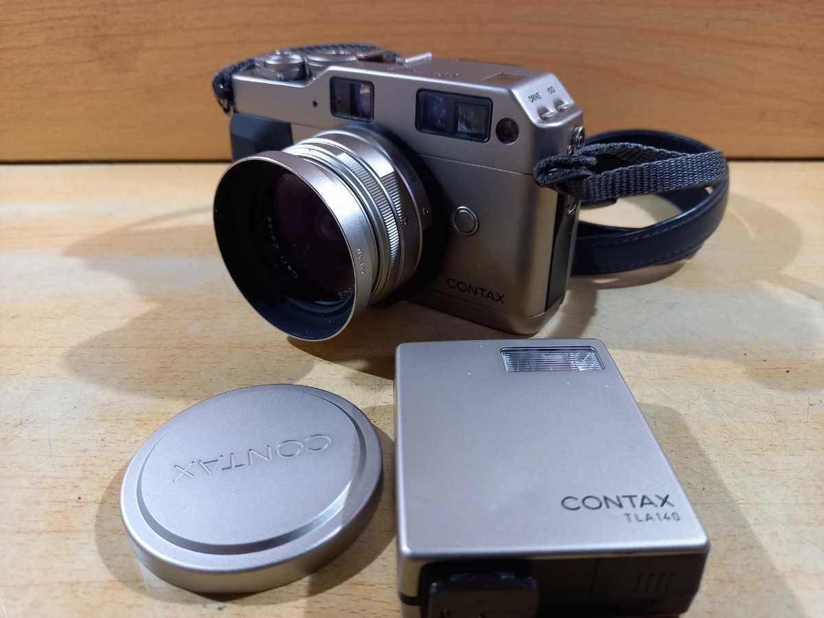 L】CONTAX コンタックス フィルムカメラ G1 家電、AV、カメラ カメラ