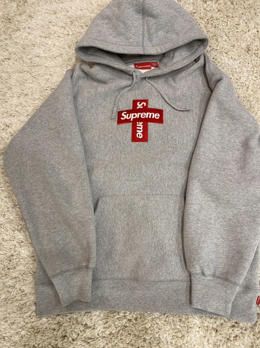 ノーリター Supreme / Lサイズ Cross Box Logo Hooded Sweatshirt