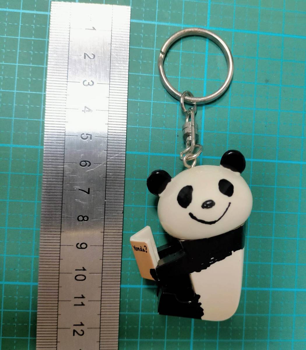 非売品 新潮文庫 Yonda？ キーホルダー ヨンダ パンダ 2003 Shinchosha Yonda panda Figure key ring holder chain mascot campaign item