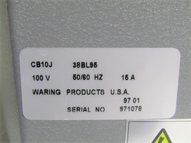 〇WARING ワーリング HEAVY DUTY Blender CB10J ブレンダー 〇WARING ワーリング HEAVY DUTY Blender CB10J ブレンダー