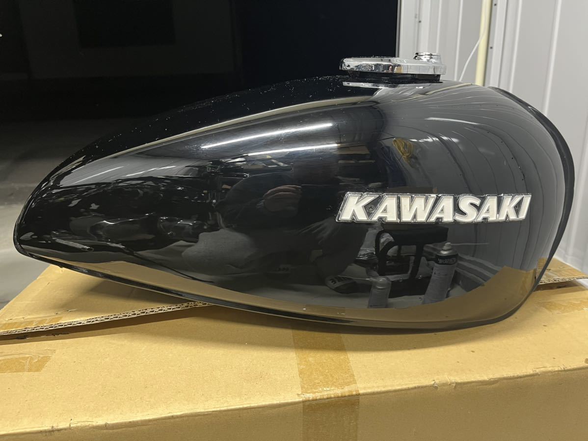 KZ 純正 タンク 黒豆 外プレス KZ900 KZ1000 カワサキ z1 z2(カワサキ