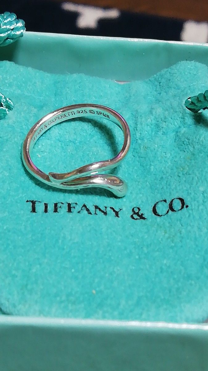 TIFFANY&Co. ティアドロップリング SV925 【必ず説明文を最後まで読んでください】お値引き中!
