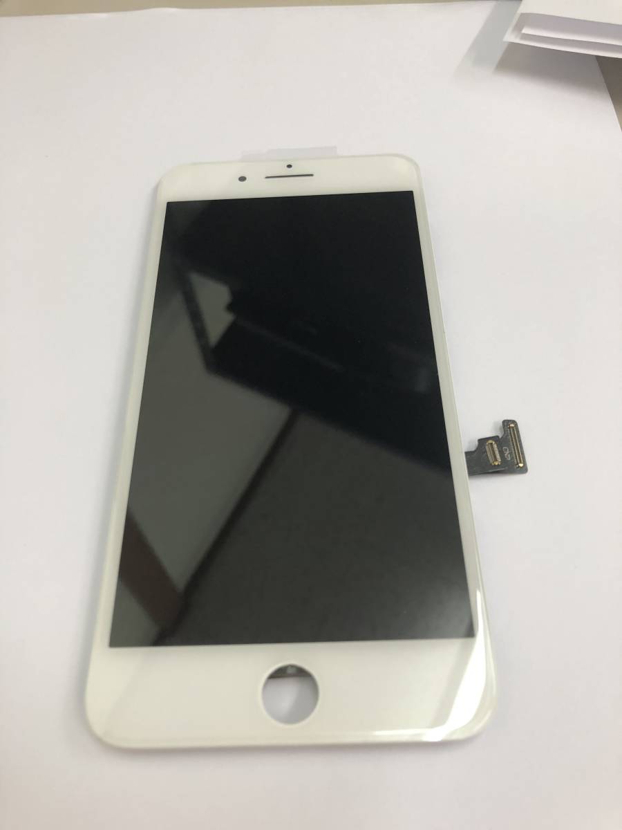 iPhone7plus（白） フロントパネル白　ジャンク 画面割れ パネル割れ　画面 交換用　液晶　修理 _画像3