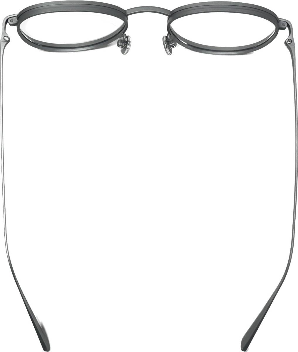 スウェーデン EOE 定価46,200円 新品 メガネ チタン素材 灰色パント 純正ケースと純正クロス付き