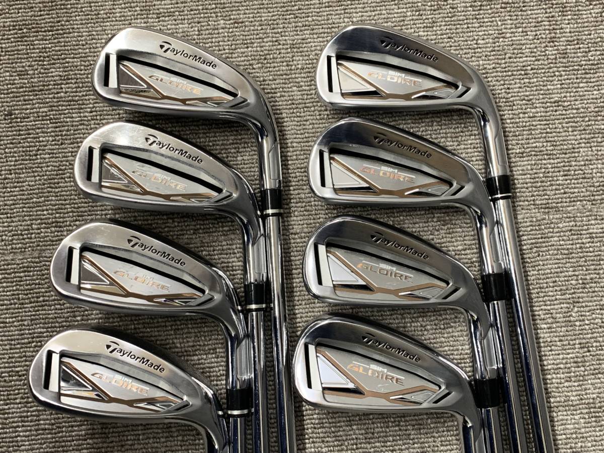 気質アップ テーラーメイド SIM GLOIRE 5-PW AW SW 8本SET NS PRO