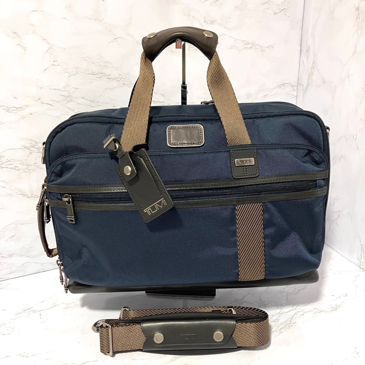 美品】TUMI 3way ネイビー ALPHA BRAVO バックパック トゥミ ビジネス