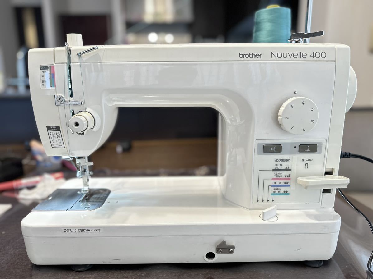 ブラザー職業用ミシン!ヌーベル400(整備品)美品-