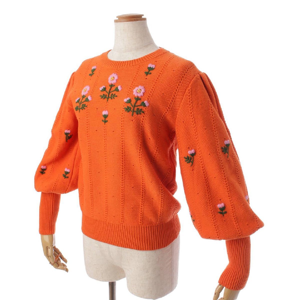 GUCCIフローラルニットトップス-