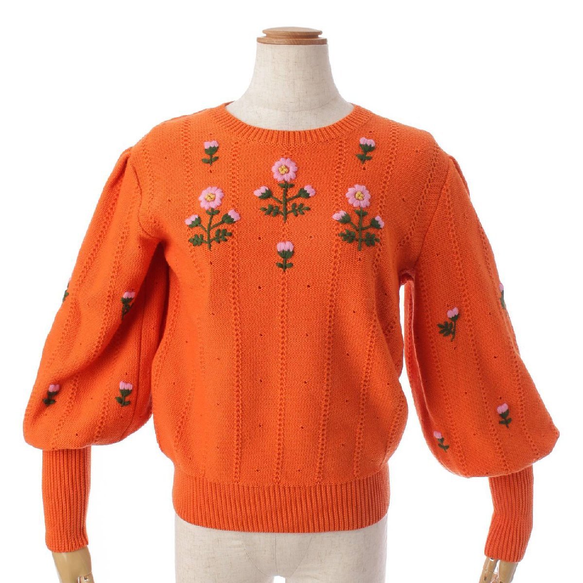 77%以上節約 Gucci フローラル 刺繍 ウール プルオーバー ニット