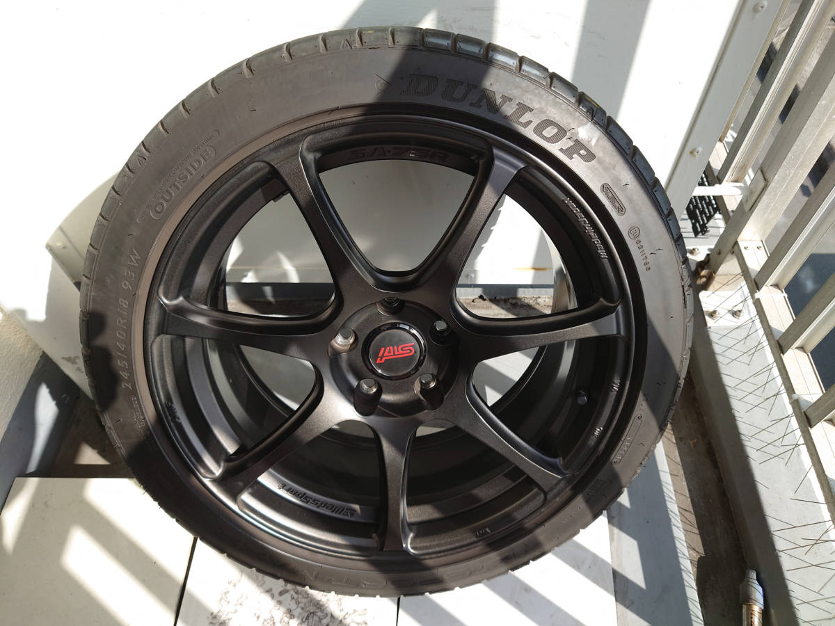 WedsSport SA-75R 18インチ 8.5J +50 5H PCD114.3 EJ-BRONZE + ダンロップ SPORT MAXX 245/40R18_画像2