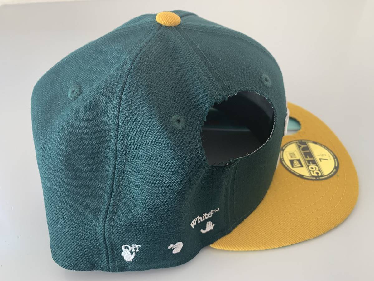 OFF WHITE x NEWERA CAP / MLB Oakland Athletics