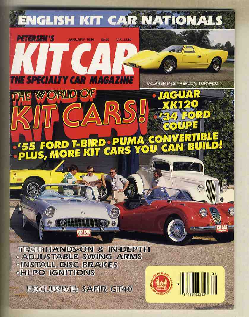 【c9811】89.1 KIT CAR／キットカーの世界 - ジャガーXK120/'34フォードクーペ/'55フォードサンダーバード/ピューマ・コンバーチブル、..._画像1