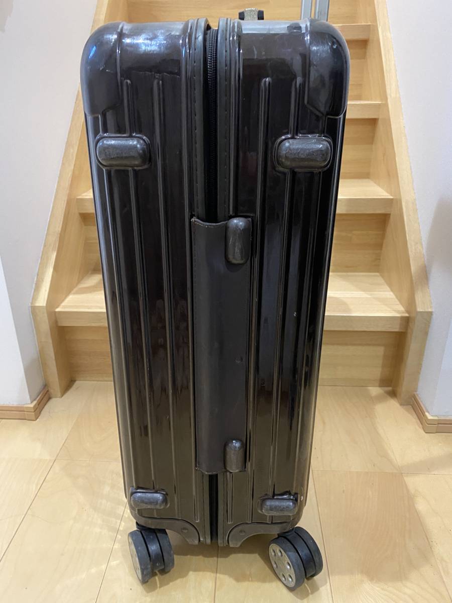 RIMOWA SALSA DELUX リモワ サルサデラックス ブラウン スーツケース 872.63 63L前後_画像4