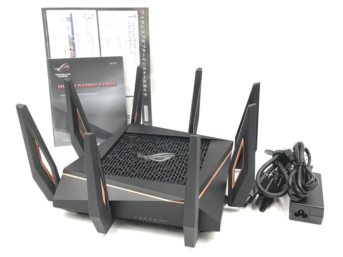 みでない 【美品】ASUS ROG Rapture GT-AX11000 トライバンド
