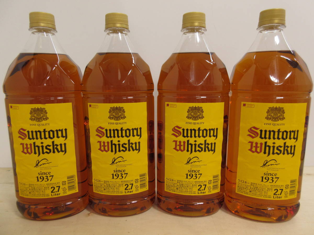 ブランド買うならブランドオフ サントリー 角ウイスキー2.7L 4本セット