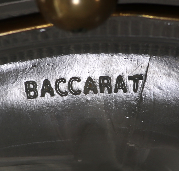 オールド・バカラ (BACCARAT) 1878年頃 本を読む子供 ブロンズ装飾 置物 1.3kg 大型 ゴールド オブジェ アンファン アンティーク 春海商店_画像10