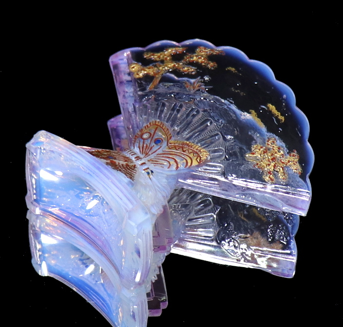 オールド・バカラ (BACCARAT) 1878年頃 ジャポニスム オパール オールド・バカラ (BACCARAT) 1878年頃 ジャポニスム オパール