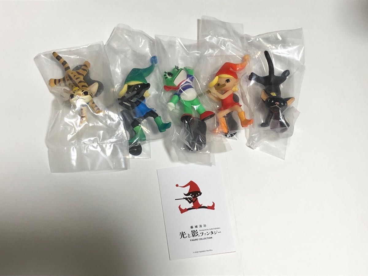 海洋堂 藤城清治 光と影のファンタジー フィギュアコレクション全5種
