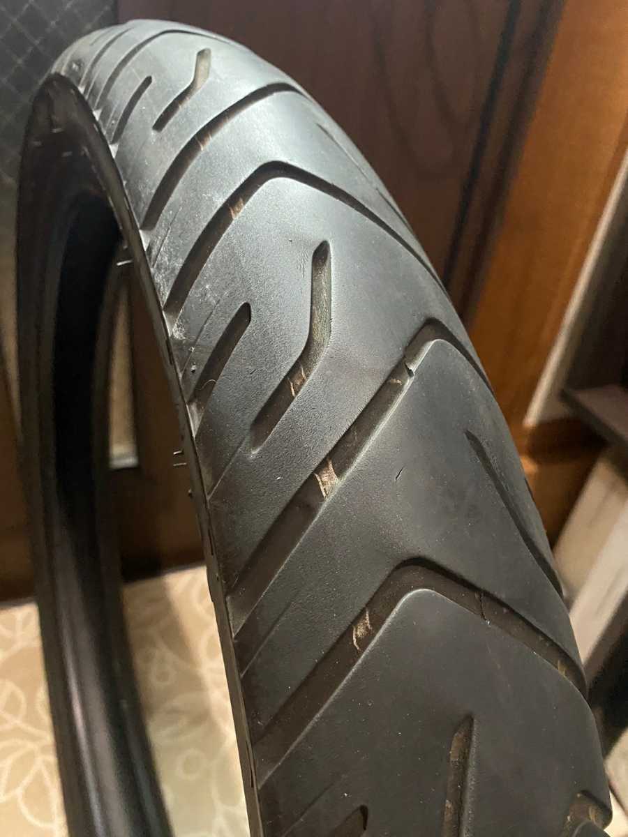 中古MCタイヤ BRIDGESTONE BATTLAX ADVENTURE A41 90/90-21 ブリヂストン バトラックス アドベンチャー 90 90 21 2119 A2181_画像4