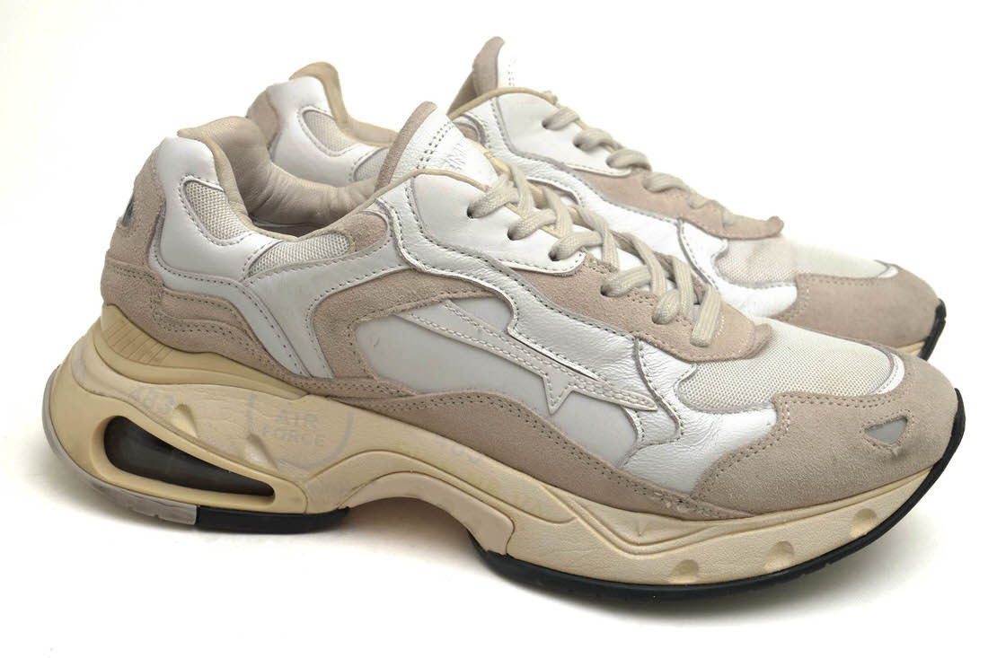 PREMIATA プレミアータ ローカットスニーカー 023 SHARKY 牛革 ダッドスニーカー ヴィンテージ加工_画像2