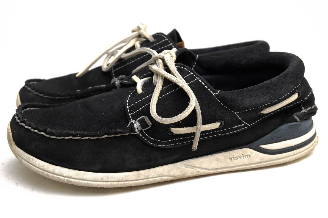 VISVIM ビズビム デッキシューズ V10000302-01 HOCKNEY - FOLK ホックニー ホルク 牛革 スニーカーソール スリッポン モカシン