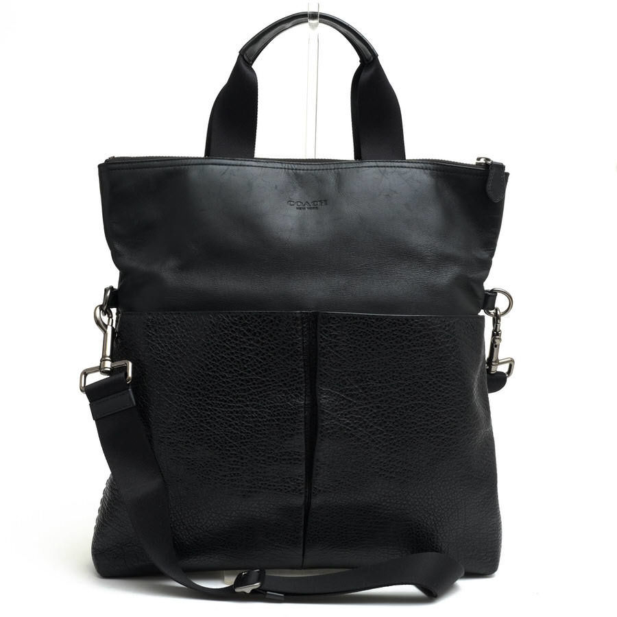 COACH Coach tote bag F11241 Charles Foldover Tote With Baseball Stitch Charles folding over Baseball stitch 