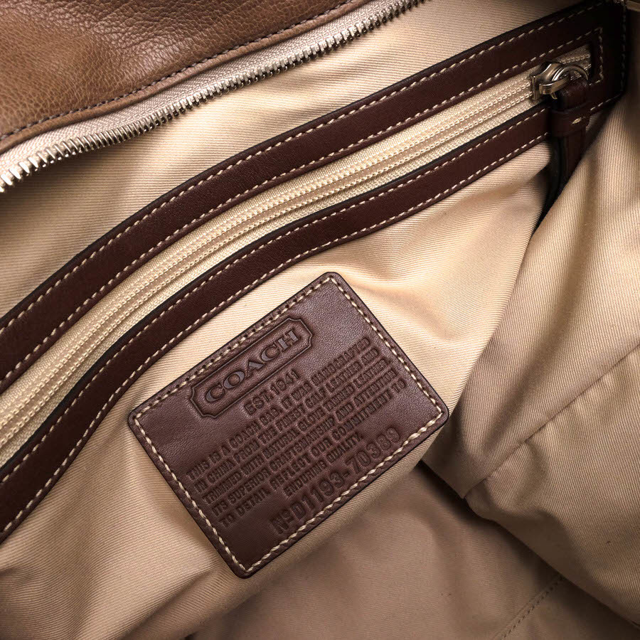 COACH コーチ トートバッグ 70389 Harrison Leather Slim Tote