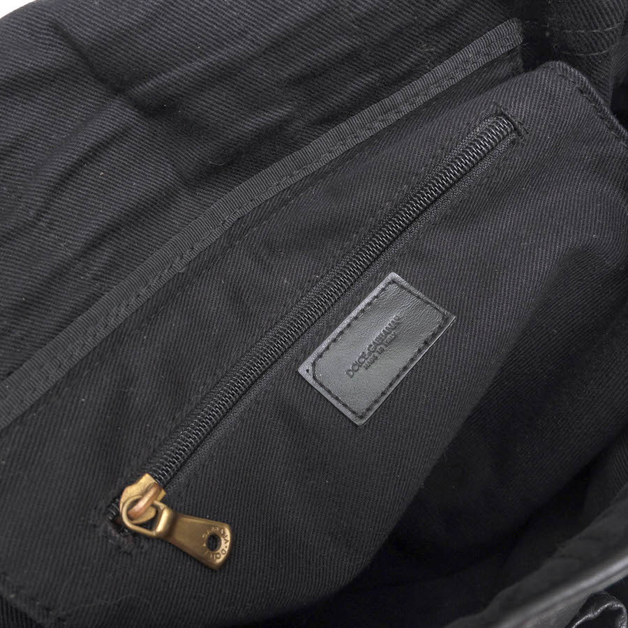 DOLCE&GABBANA ドルガバ ショルダーバッグ 牛革 カウレザー DGロゴ