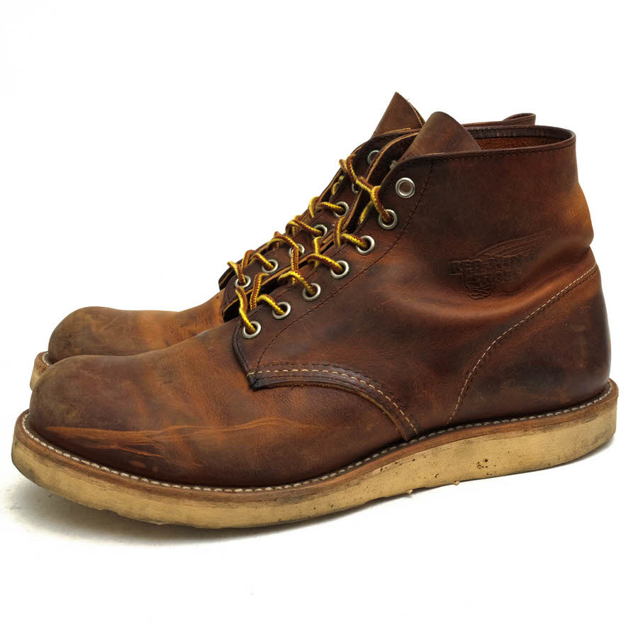 RED WING レッドウィング ワークブーツ 9111 Classic Work 6inch Round toe Copper Rough Tough Leather コッパーラフ タフレザー 牛革 プ