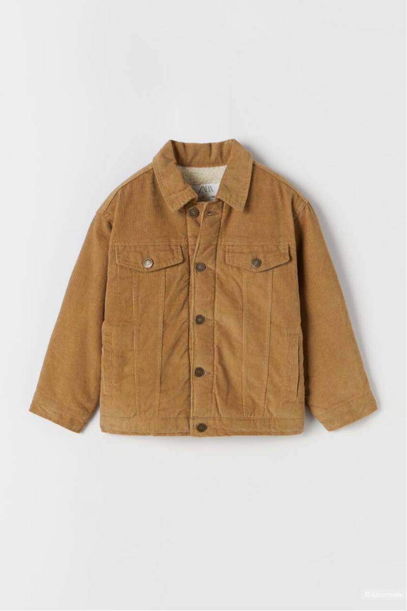 新品 ZARA BOYS ザラ ボーイズ キッズ 男の子 コーデュロイ トラッカー ジャケット ブルゾン 長袖 ゴールデン ブラウン 11-12歳 152 150_画像3