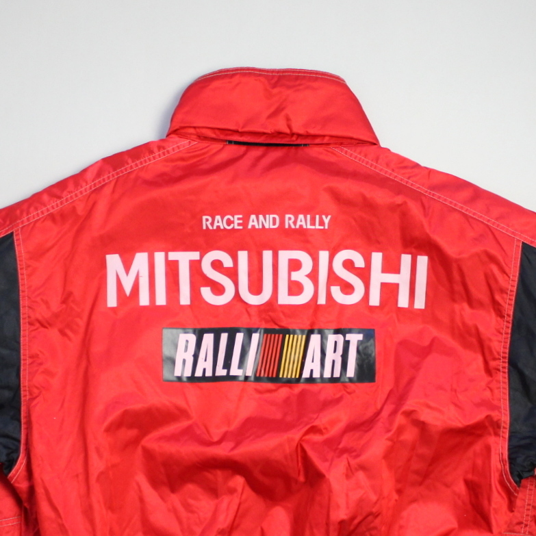 当時物 希少 MITSUBISHI 三菱 RALLIART ナイロンジャケット L 当時物 希少 MITSUBISHI 三菱 RALLIART ナイロンジャケット L