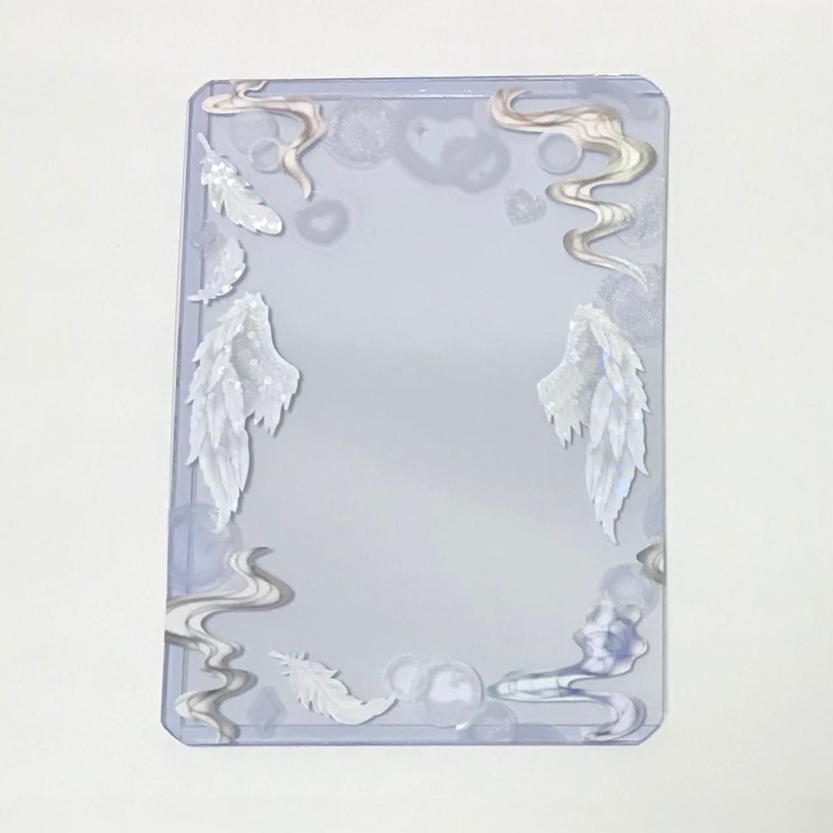 【SALE】B8 硬質カードケース トレカケース 韓国作家 シールデコ 3点まとめ売り angel wingセット