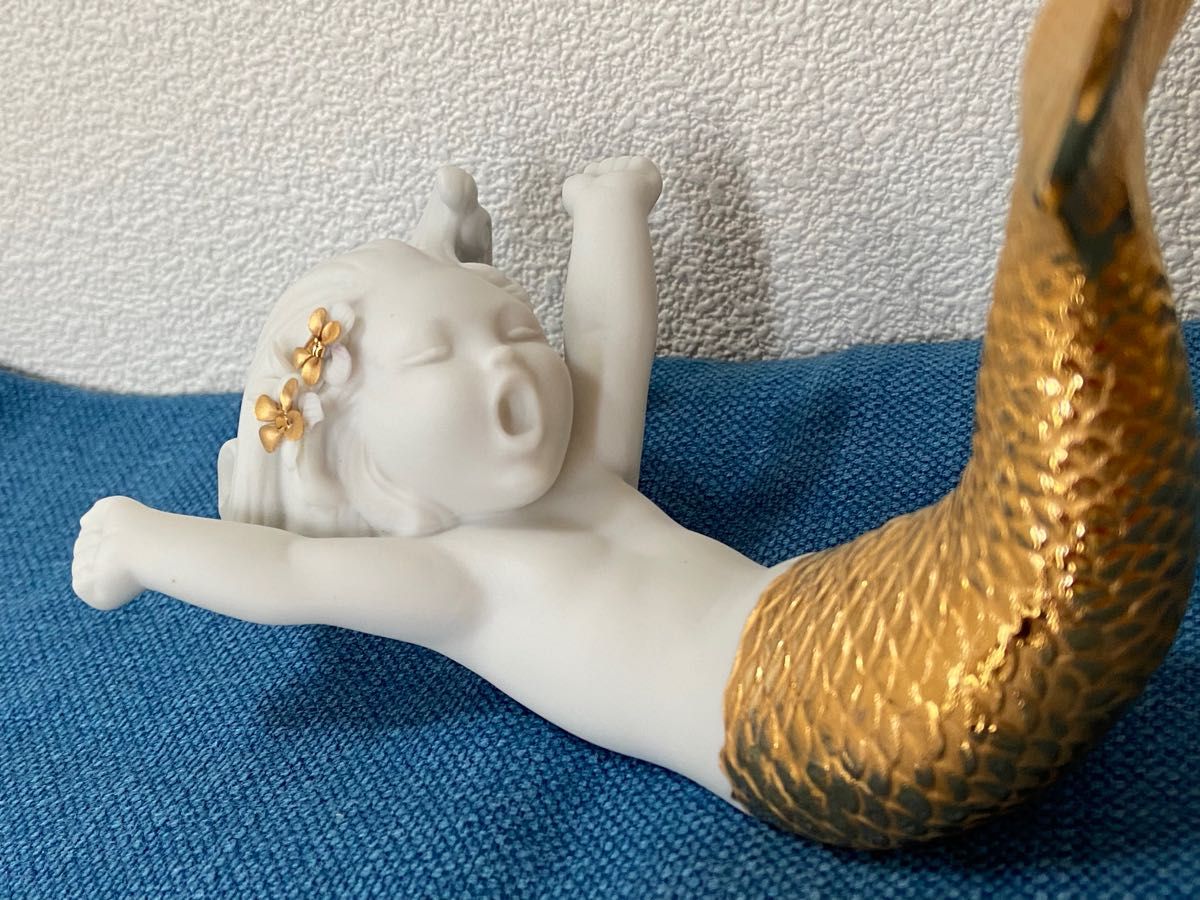 LLADRO 可愛いマーメイド(Re-Deco/Gold)-