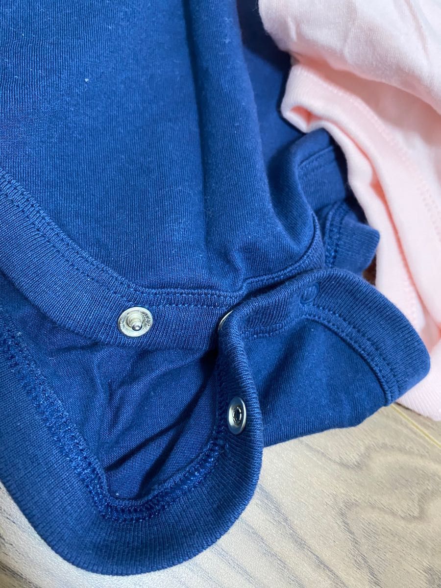 半袖ロンパース 長袖ロンパース ボディスーツ 肌着　gap 70cm フリル　ベビー服　2枚セット 値下げ