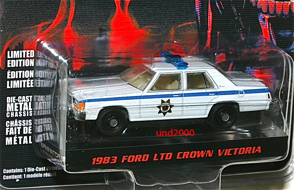 Greenlight Terminator 2 1/64 1983 Ford Crown LTD корзина для рыбы Tria Ford Crown Victoria Police машина The Terminator зеленый свет 