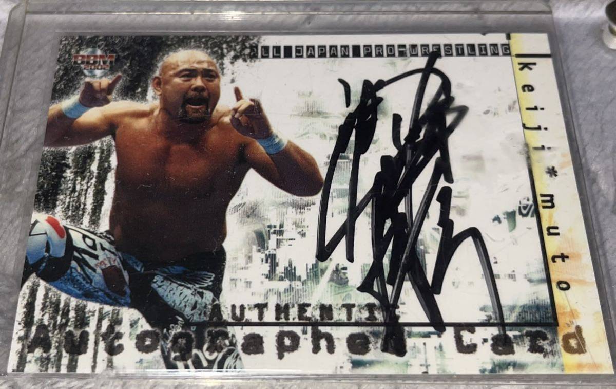 . wistaria .. autograph autograph card BBM 2002 Professional Wrestling card 100 sheets limitation all Japan Professional Wrestling New Japan Professional Wrestling Professional Wrestling * Noah 