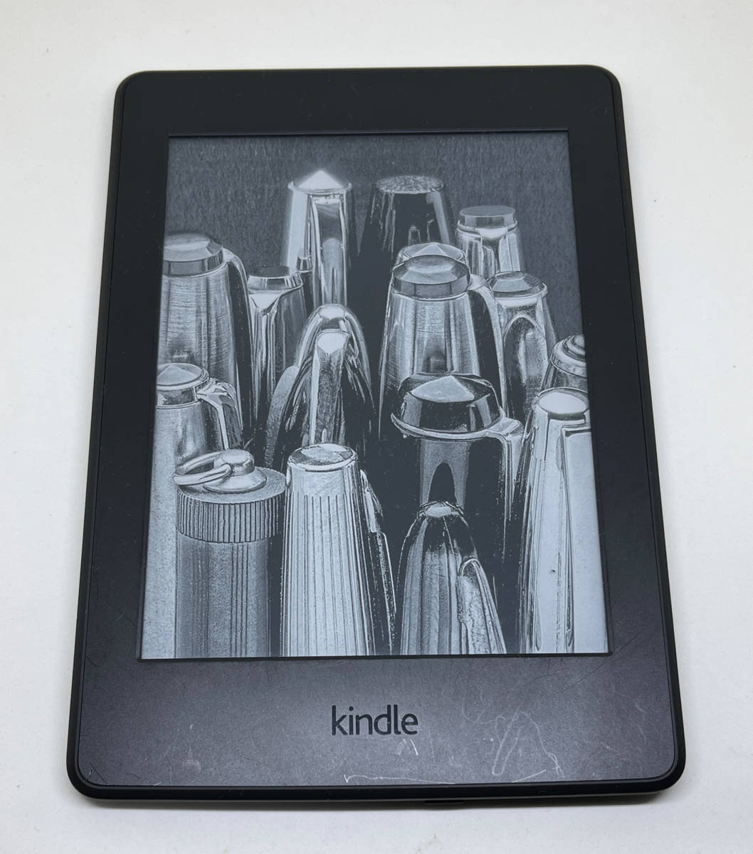 Kindle Paperwhite no. 7 generation black 4GB advertisement none model original with cover 