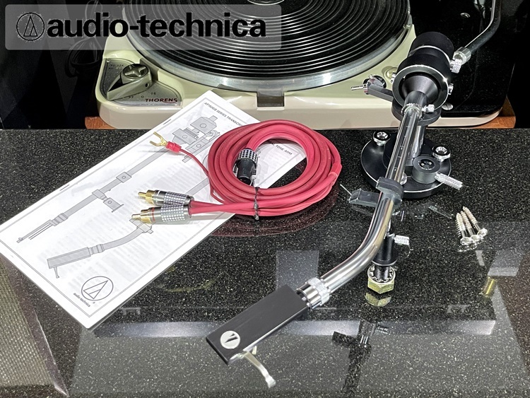 audio-Technica AT-1503III トーンアーム シェル/PHONOケーブル等付属 Audio Station_画像1