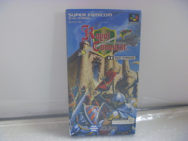 SFC スーパーファミコン Royal Conquest ロイヤルコンクエスト 箱・説明書あり JALECO_画像1