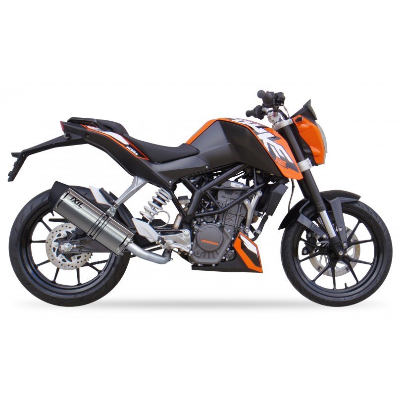 IXIL(イクシル) KTM DUKE 125 /200 11-16 SOVE スリップオン マフラー【送料800円】_画像2